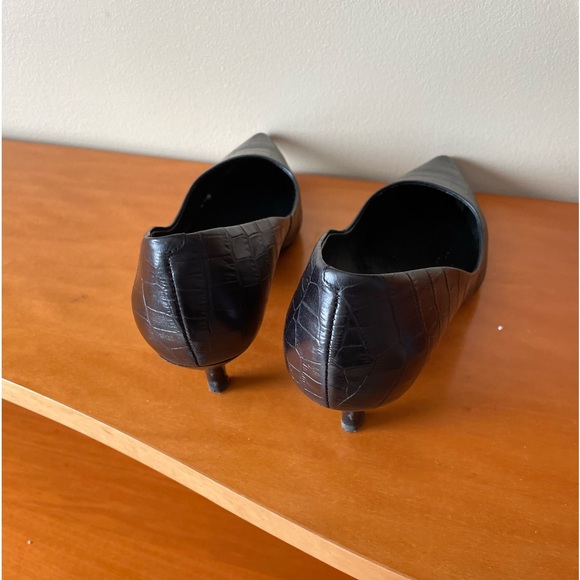 Nine West Women shoes ,black leather Size 7 - Picture 5 of 6